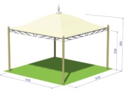 GAZEBO-LEGNO-OUTDOOR 3D 