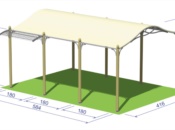 Pergola a 4 sostegni 